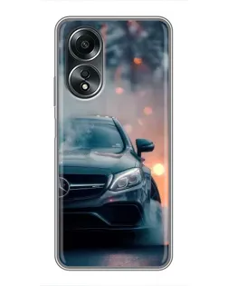 Чохол для OPPO A58 (4G) з картинкою «Mercedes — нічне місто» Чохол для OPPO A58 (4G) з картинкою «Mercedes — нічне місто»