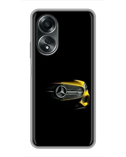 Чехол для OPPO A58 (4G) с картинкой «Mercedes — ретро стиль» Чехол для OPPO A58 (4G) с картинкой «Mercedes — ретро стиль»