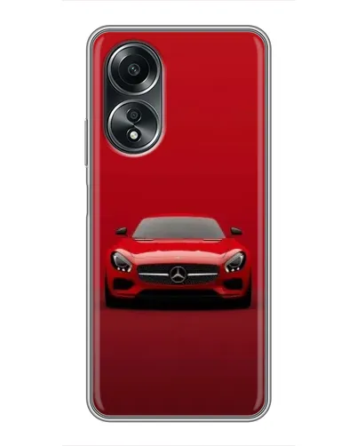 Чехол для OPPO A58 (4G) с картинкой «Красный Mercedes AMG» Чехол для OPPO A58 (4G) с картинкой «Красный Mercedes AMG»