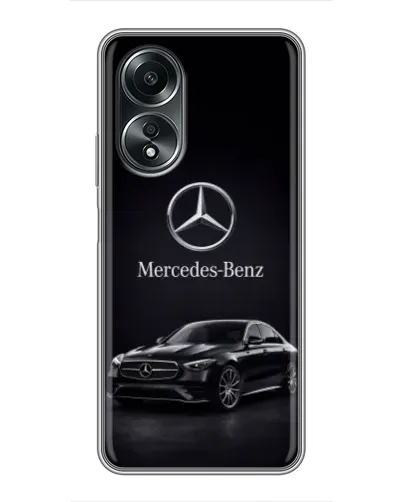 Чехол для OPPO A58 (4G) с картинкой «Mercedes — решетка радиатора» Чехол для OPPO A58 (4G) с картинкой «Mercedes — решетка радиатора»