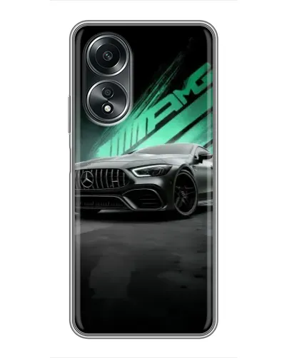 Чехол для OPPO A58 (4G) с картинкой «Темный Mercedes AMG» Чехол для OPPO A58 (4G) с картинкой «Темный Mercedes AMG»