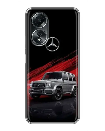 Чехол для OPPO A58 (4G) с картинкой «Mercedes G-Class красный» Чехол для OPPO A58 (4G) с картинкой «Mercedes G-Class красный»