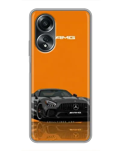Чехол для OPPO A58 (4G) с картинкой «Оранжевый Mercedes AMG» Чехол для OPPO A58 (4G) с картинкой «Оранжевый Mercedes AMG»