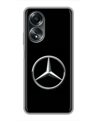 Чехол для OPPO A58 (4G) с картинкой «Mercedes классический лого» Чехол для OPPO A58 (4G) с картинкой «Mercedes классический лого»