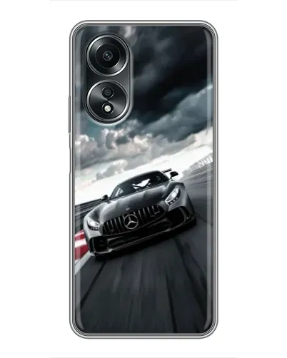 Чехол для OPPO A58 (4G) с картинкой «Гоночный Mercedes AMG» Чехол для OPPO A58 (4G) с картинкой «Гоночный Mercedes AMG»