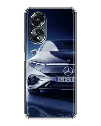 Чехол для OPPO A58 (4G) с картинкой «Mercedes EQ — будущее» Чехол для OPPO A58 (4G) с картинкой «Mercedes EQ — будущее»