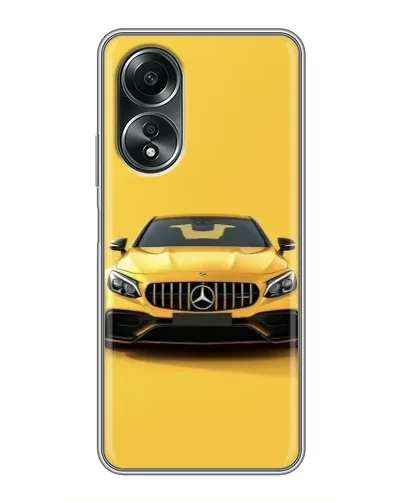 Чехол для OPPO A58 (4G) с картинкой «Желтый Mercedes GT» Чехол для OPPO A58 (4G) с картинкой «Желтый Mercedes GT»