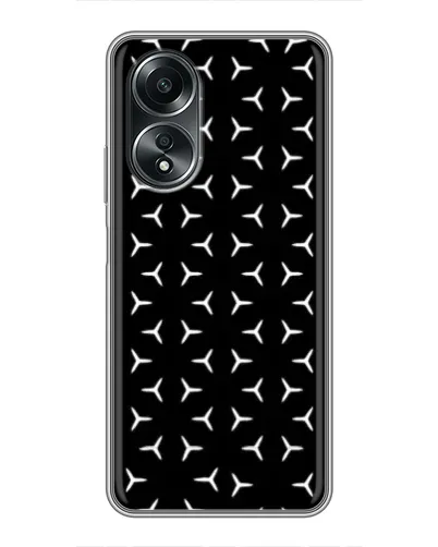 Чехол для OPPO A58 (4G) с картинкой «Mercedes паттерн звезд» Чехол для OPPO A58 (4G) с картинкой «Mercedes паттерн звезд»