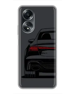 Чехол для OPPO A58 (4G) с картинкой «Задняя часть Audi — арт» Чехол для OPPO A58 (4G) с картинкой «Задняя часть Audi — арт»