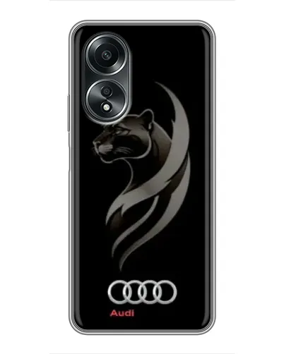Чехол для OPPO A58 (4G) с картинкой «Графика — пантера и Audi» Чехол для OPPO A58 (4G) с картинкой «Графика — пантера и Audi»