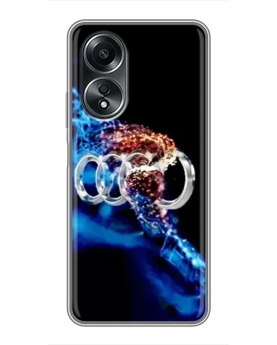 Чехол для OPPO A58 (4G) с картинкой «Энергия лого Audi» Чехол для OPPO A58 (4G) с картинкой «Энергия лого Audi»
