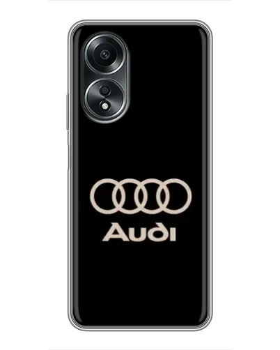 Чехол для OPPO A58 (4G) с картинкой «Audi — золотой логотип» Чехол для OPPO A58 (4G) с картинкой «Audi — золотой логотип»