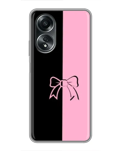 Чехол для OPPO A58 (4G) с картинкой «Половинки банта»
