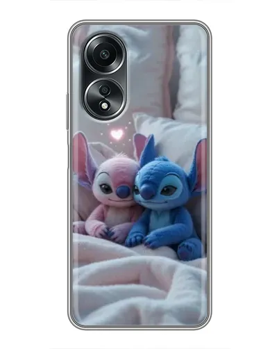 Чехол для OPPO A58 (4G) с картинкой «Плюшевые Стич Ангел» Чехол для OPPO A58 (4G) с картинкой «Плюшевые Стич Ангел»