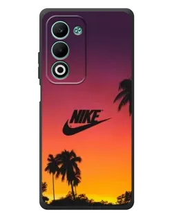 Чехол для OPPO A5m с картинкой «Nike на закате солнца»