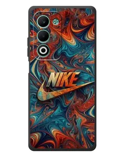 Чехол для OPPO A5m с картинкой «Nike в абстракции»