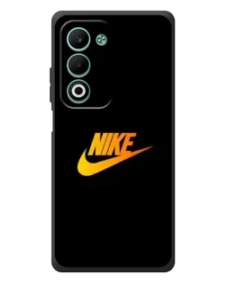 Чехол для OPPO A5m с картинкой «Золотой логотип Nike»