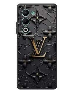Чехол для OPPO A5m с картинкой «Кожаная текстура LV»