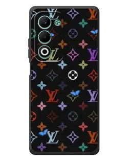Чехол для OPPO A5m с картинкой «Цветная монограмма LV»