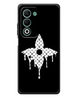 Чехол для OPPO A5m с картинкой «Цветочная монограмма»