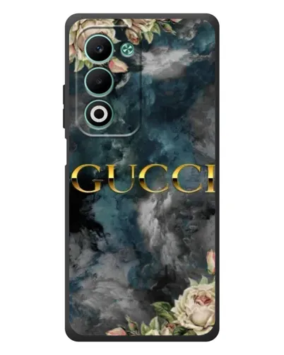 Чохол для OPPO A5m з картинкою «Абстрактні квіти Gucci»