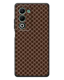 Чохол для OPPO A5m з картинкою «Gucci — шоколадна сітка»