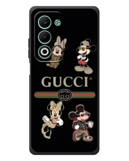 Чохол для OPPO A5m з картинкою «Gucci — герої Disney та монограма»