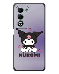 Чохол для OPPO A5m з картинкою «Kuromi — фіолетовий арт»