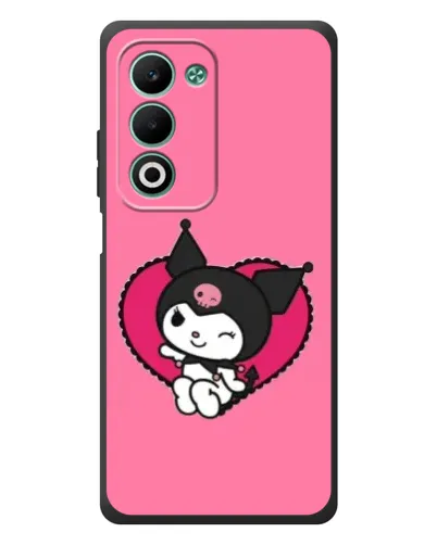 Чохол для OPPO A5m з картинкою «Kuromi — любов у серці»