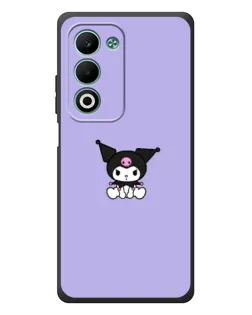Чохол для OPPO A5m з картинкою «Kuromi — фіолетовий мінімалізм»