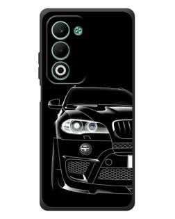 Чохол для OPPO A5m з картинкою «Темний силует BMW»