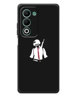 Чохол для OPPO A5m з картинкою «PUBG — силует воїна»