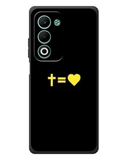 Чохол для OPPO A5m з картинкою «Серце та Хрест»