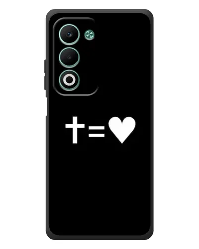 Чохол для OPPO A5m з картинкою «Хрест та Серце»
