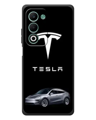 Чохол для OPPO A5m з картинкою «Tesla Model Y»