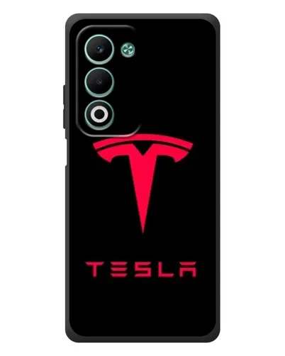 Чохол для OPPO A5m з картинкою «Tesla Red Logo»