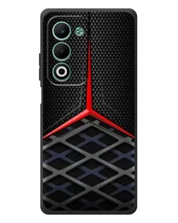 Чехол для OPPO A5m с картинкой «Mercedes Carbon Grid»