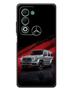 Чехол для OPPO A5m с картинкой «Mercedes G-Class красный»