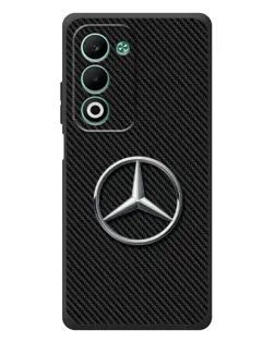 Чехол для OPPO A5m с картинкой «Карбоновый Mercedes стиль»