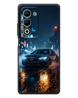 Чохол для OPPO A5m з картинкою «Нічне місто та Audi»