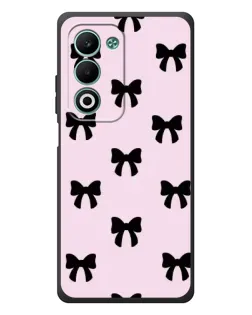 Чохол для OPPO A5m з картинкою «Чорні банти Coquette»