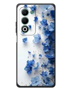 Чохол для OPPO A5m з картинкою «Блакитний квітковий каскад»