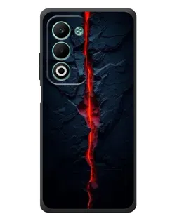 Чохол для OPPO A5m з картинкою «Червона лавова тріщина»