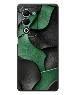 Чохол для OPPO A5m з картинкою «Зелені шкіряні хвилі»