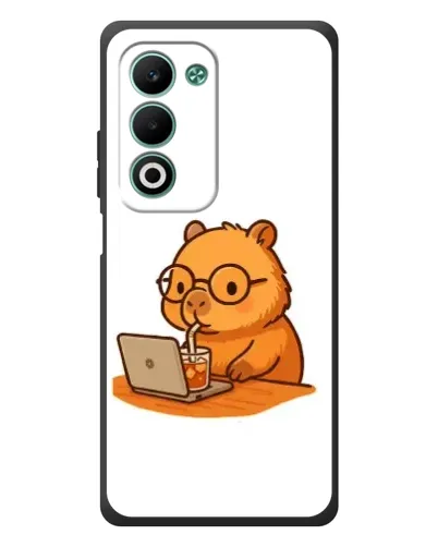 Чохол для OPPO A5m з картинкою «Капібара з ноутбуком» Чохол для OPPO A5m з картинкою «Капібара з ноутбуком»