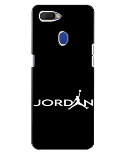 Чехол для OPPO A5s с картинкой «Jordan White Logo»