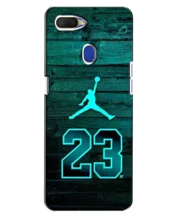 Чехол для OPPO A5s с картинкой «Jordan Cyan 23»
