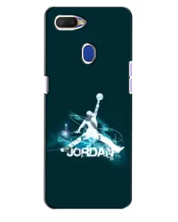 Чехол для OPPO A5s с картинкой «Jordan Blue Fire»