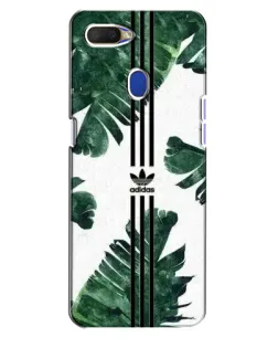 Чехол для OPPO A5s с картинкой «Пальмовые листья адидас»