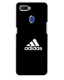Чехол для OPPO A5s с картинкой «Черная классика Adidas»